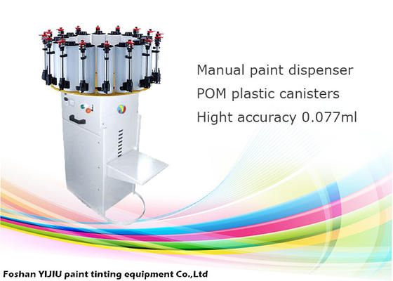 Semi Automatische de Kleurstoffenautomaat van het verf Vloeibare Beheer met POM Plastic Canister