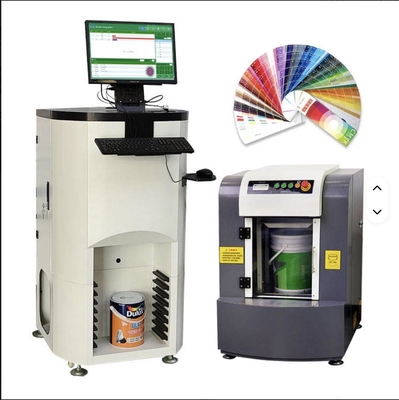 Geautomatiseerde verfdispenser tintmachine & Automatische klem-schudmachine verfschudmachine